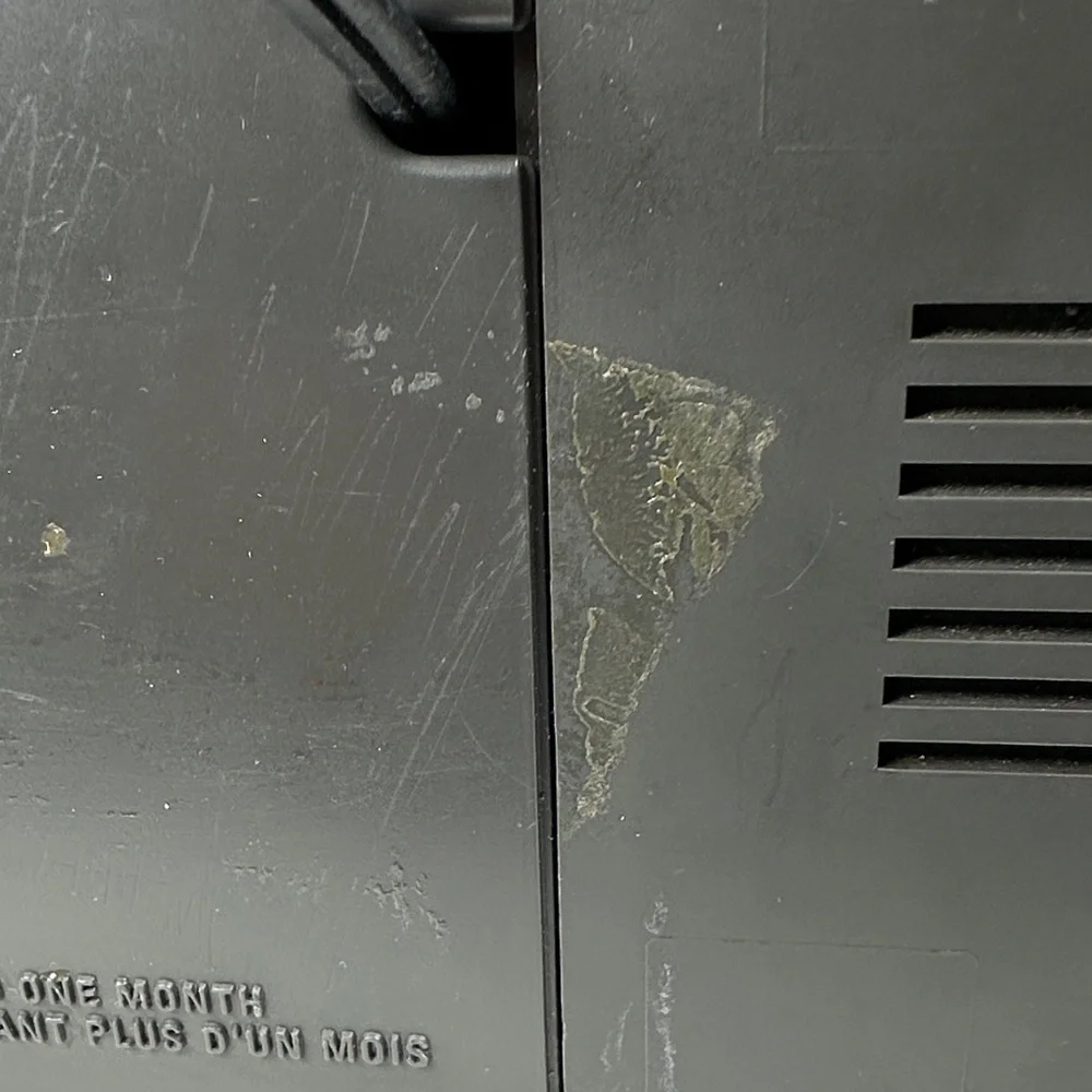 Vintage GE 2 Way power AM/FM Radio 24hourweather portable receiver TV sound 4b - Picture 10 of 15